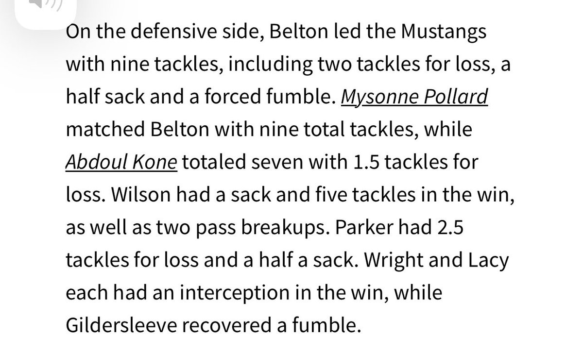 A DLineman led the team in tackles 🤯 @_xbelton52 on to next let’s keep the trend 🔥🫡