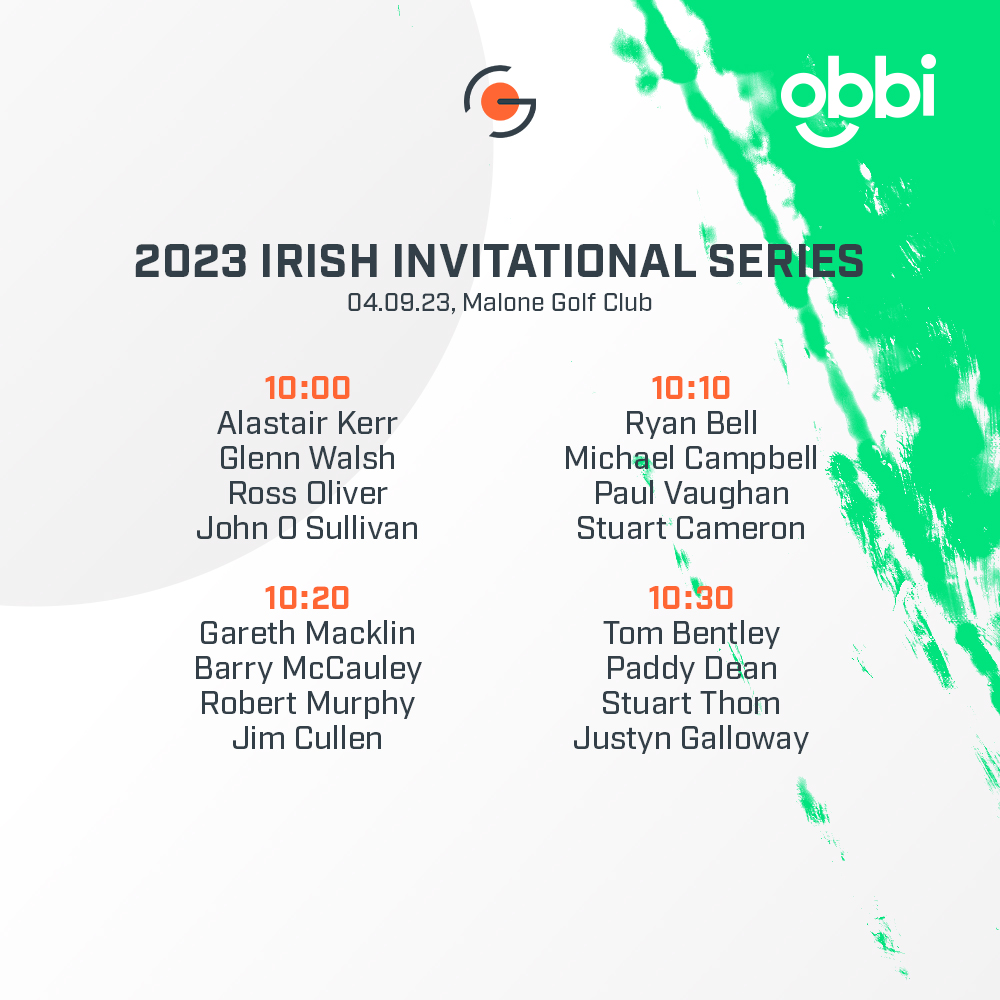 Here's how round 2 looks tomorrow... We've split 18-holes into three 6-hole league rounds, keeping it open and all to play for right until the very end. See you tomorrow, @MaloneGC 💪 #GolfGenius | #IrishInvitationalSeries @ObbiGolf @ClubMAIreland