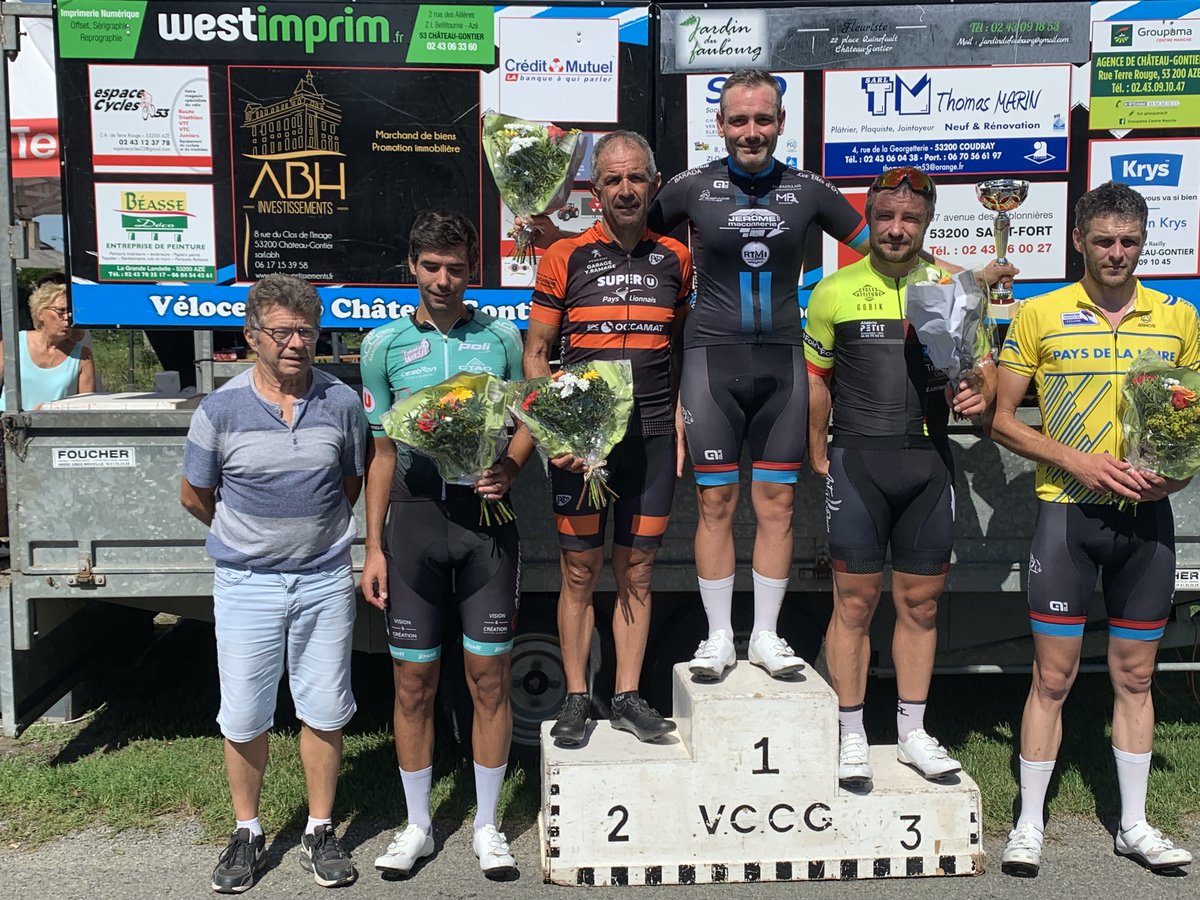 ChateauVc's tweet photo. 2 victoires pour le véloce Club ce dimanche avec Jerome Heriveau et Cedric Roubot à Bierné en Access 3-4 et 1-2 https://t.co/PE8E23PEwL