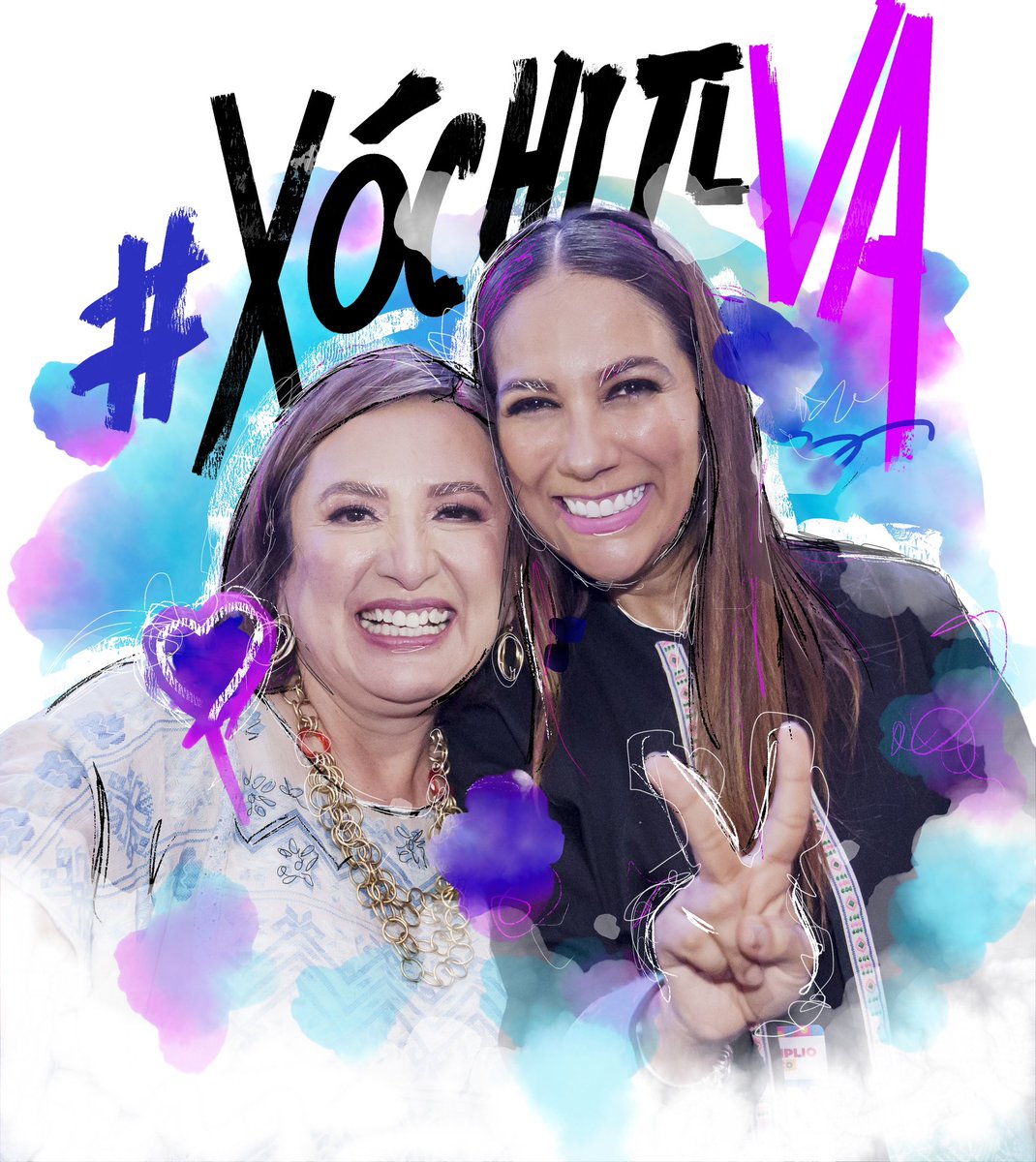 LibiaDennise's tweet photo. Desde #GTO nos unimos a @XochitlGalvez. Es tiempo de las mujeres y, sin duda, con #Xóchitl a México le va a ir mejor. ¡Felicidades! 

#XóchitlVa https://t.co/4WRRJK1Zns