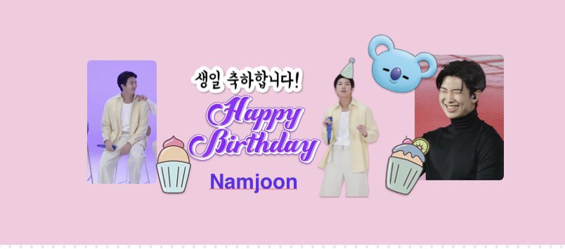GreyArchiveBTS7's tweet photo. Namjoon Birthday Headers for your use 
#RM_DAY #Namjoon_Birthday https://t.co/jeav1lm0BO