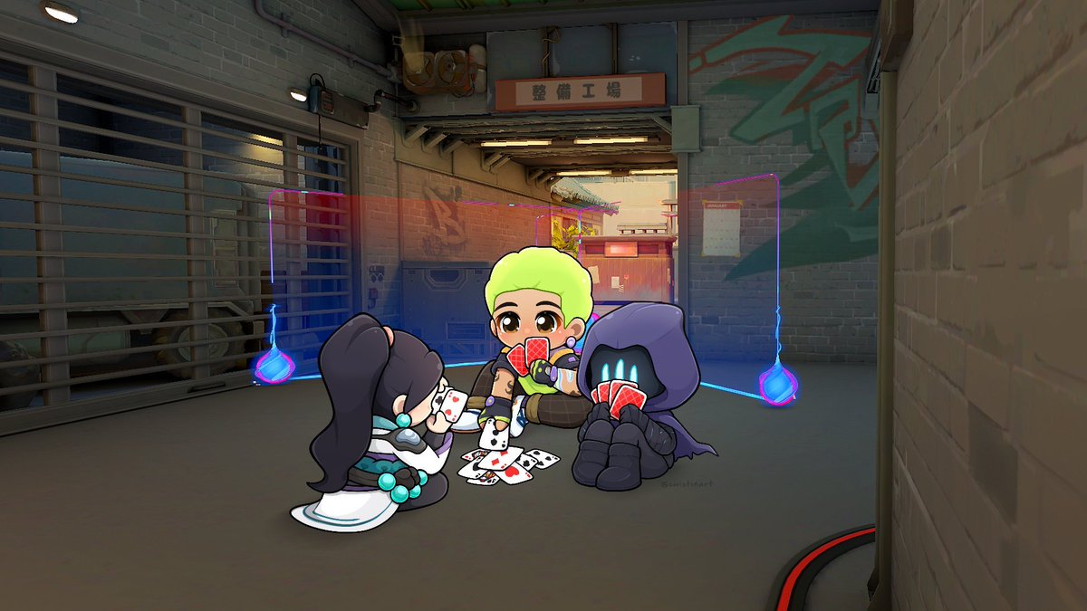 pistol round vs a deadlock be like

🎨Art by <a href="/cwistinart/">cwistina</a>  | #VALORANT