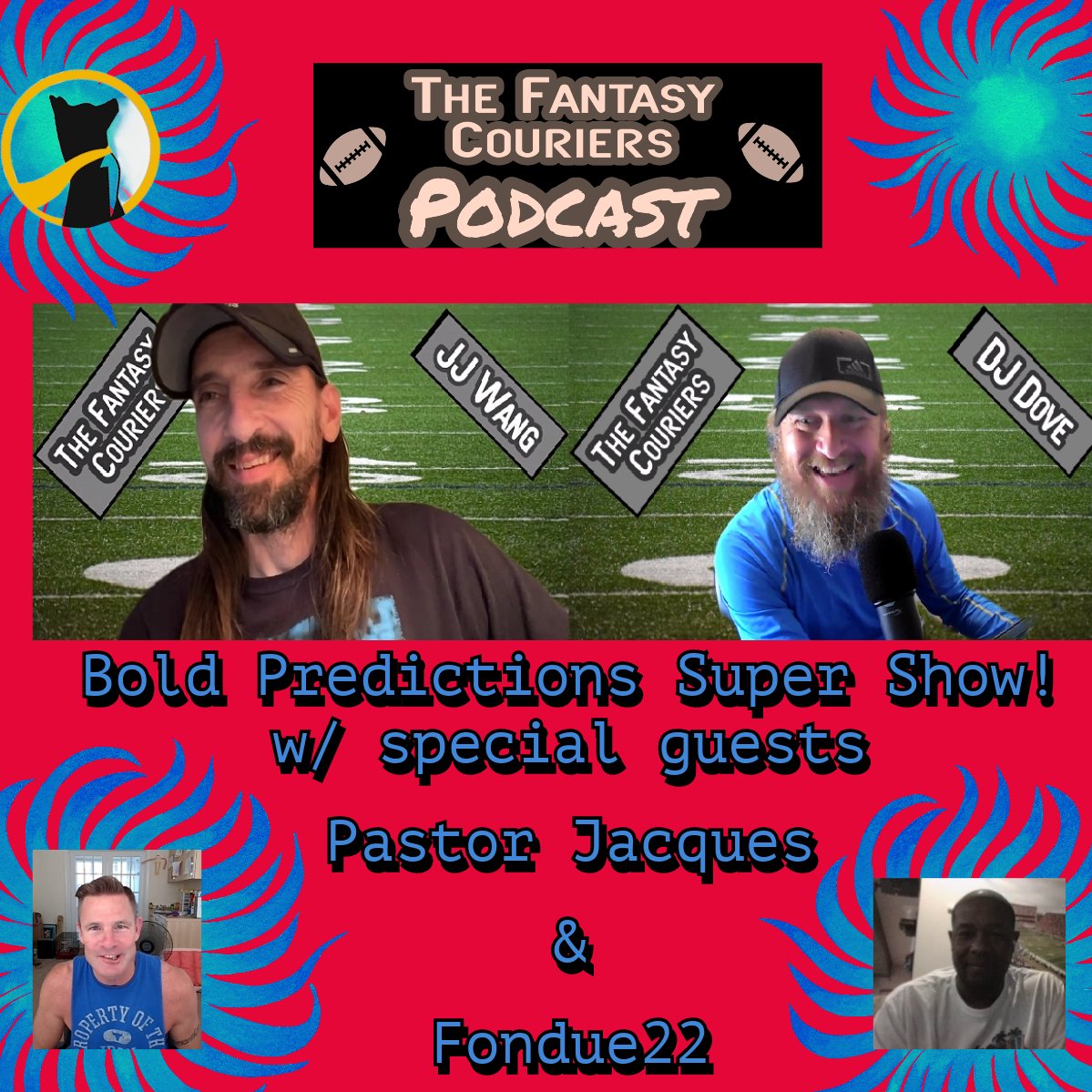 NEW EPISODE!!

thefantasycouriers.wixsite.com/website

youtube.com/channel/UCenPo…

#spotify #IHeartRadio #TuneInpodcasts #AmazonPodcasts #applepodcasts #pandorapodcasts #youtubemusic #Fantasyfootball  #podcast #nfl #Underdogfantasy #fantasyfootballadvice  #fantasy #footballseason #boldpredictions