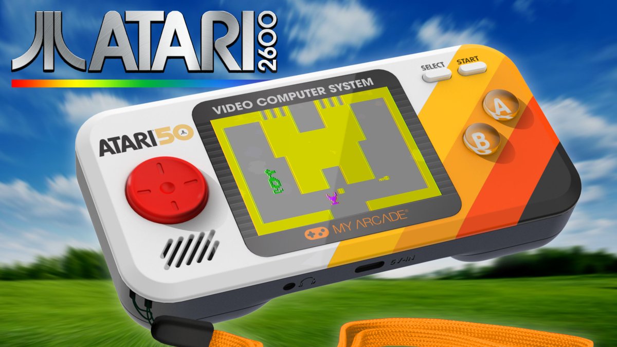 This new @Atari / <a href="/MyArcadeRetro/">My Arcade</a> Pocket Player Pro packs most of the features of its big brother (the Micro Player) into a handheld. Could this be the one for you? 🕹️
▶️ youtu.be/wADPke3Hxf8 ◀️
#GenX #80s #atari #atari2600 #videogames #retrogames #nostalgia