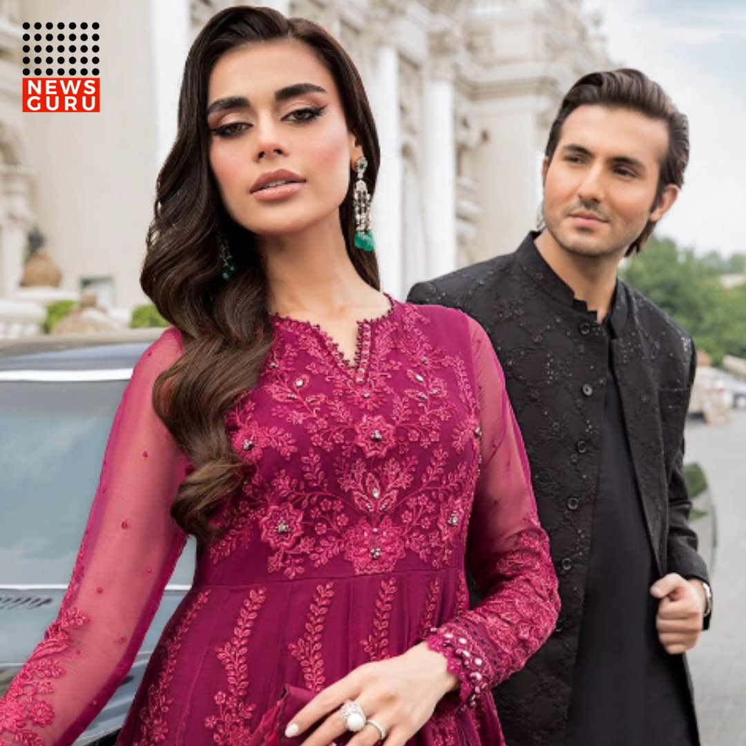 Sadaf and Shehroz shine in Maria B's new collection, an enchanting blend of grace and style. Get ready for a fashion revolution!

#NewsGuru #sadafkanwal #shehroz #MariaB #upcominglaunch