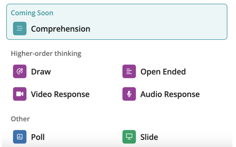 AMignault's tweet image. New Year, New Teacher? Have fun in 2024 because @quizizz does more! Too many question types to fit in a tweet... Check the photos below for a sneak peek!
#youcanwithquizizz @KyleNiemis