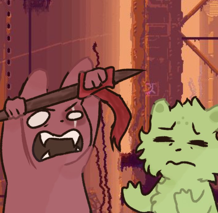 Wisk_art_'s tweet photo. I love this ship ^^ 
#Rainworld https://t.co/Xoy0Q02zqa