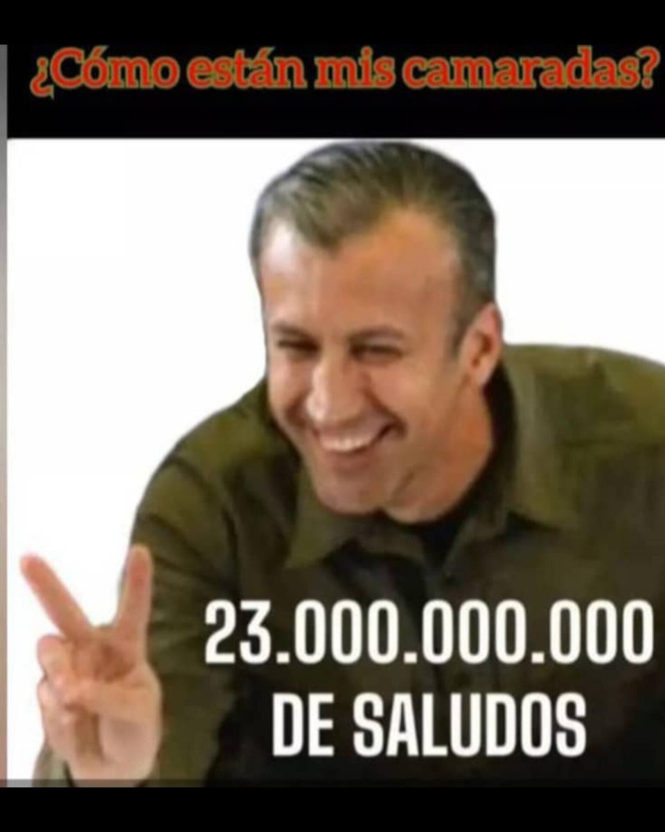 Tareck El Aissami les envía saludos: