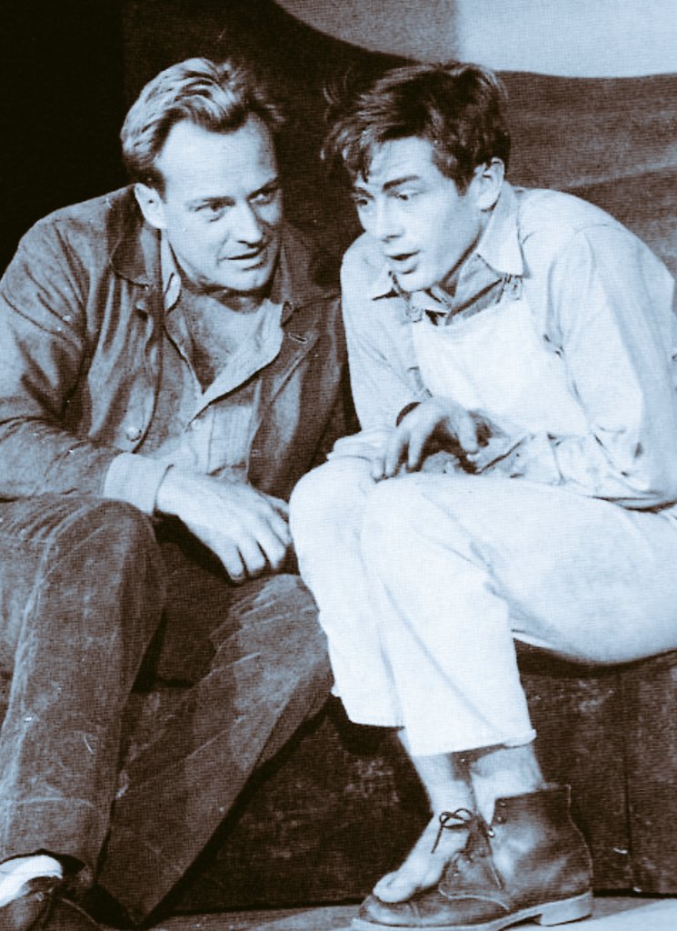 VERY few Actors 'Played Drunk' as Real & Honest as Arthur Kennedy did...
#Magnificent... Incredible Actor...
____
With James Dean, on Broadway..
#ASummerPlace.. 
#TCMParty