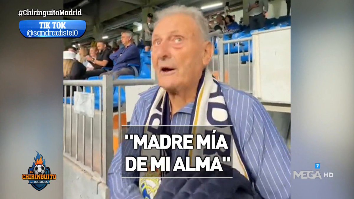 elchiringuitotv's tweet photo. 🤍 "Si me muero ya, muero a gusto" 🤍

🥰 Madridismo puro e innegociable: lágrimas al ver el Bernabéu.

📹 vía sandraaliste10 (TikTok) https://t.co/IIdcelcM0v