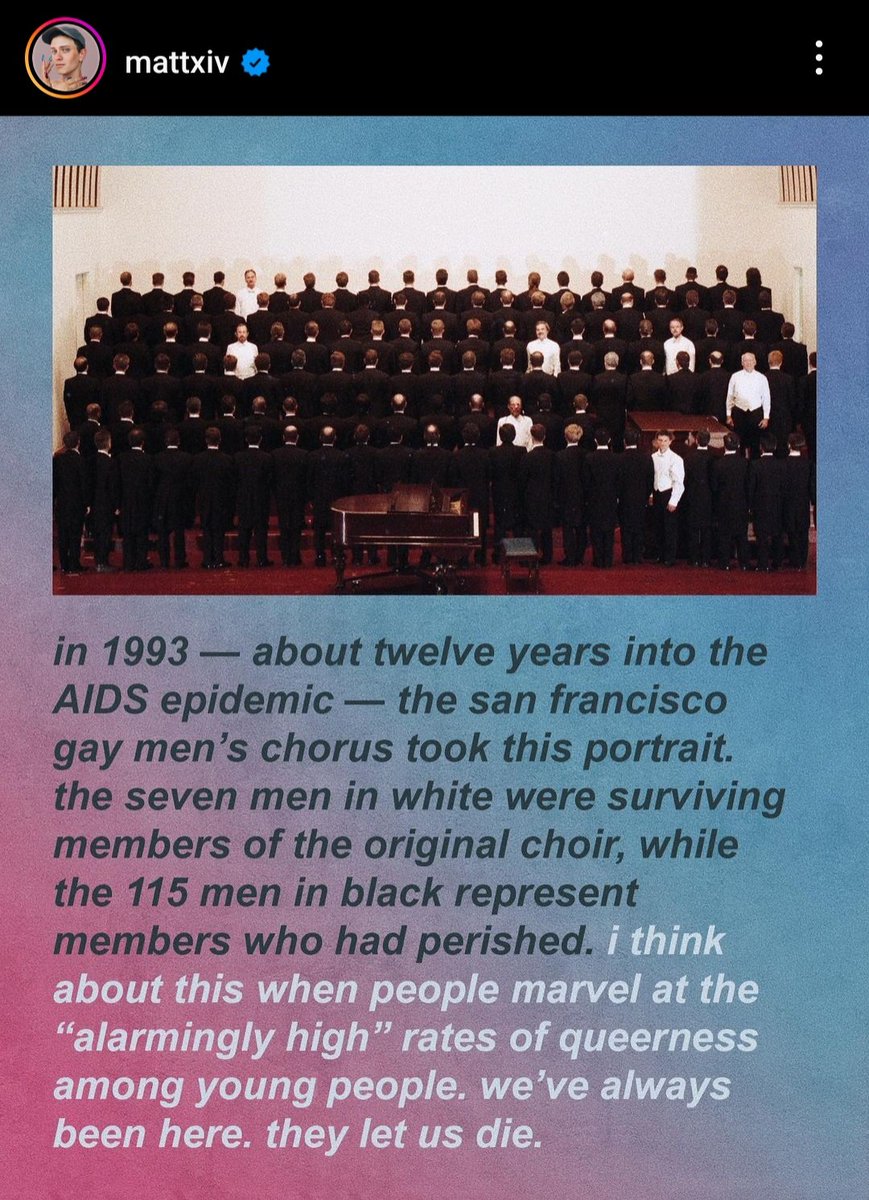 Fólk sem vælir yfir því að unga fólkið sé allt eitthvað hinsegin mætti minna á að hinseginfólk hefur alltaf verið til. Ef eitthvað hefur skort á sýnileika er það kannski vegna þess að fyrir 40 árum leyfði samfélagið heilli kynslóð af hinseginfólki að deyja.