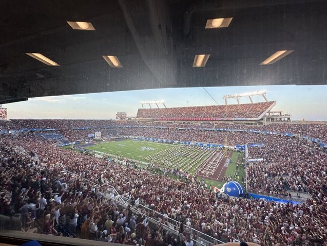 Not a single LSU fan in sight