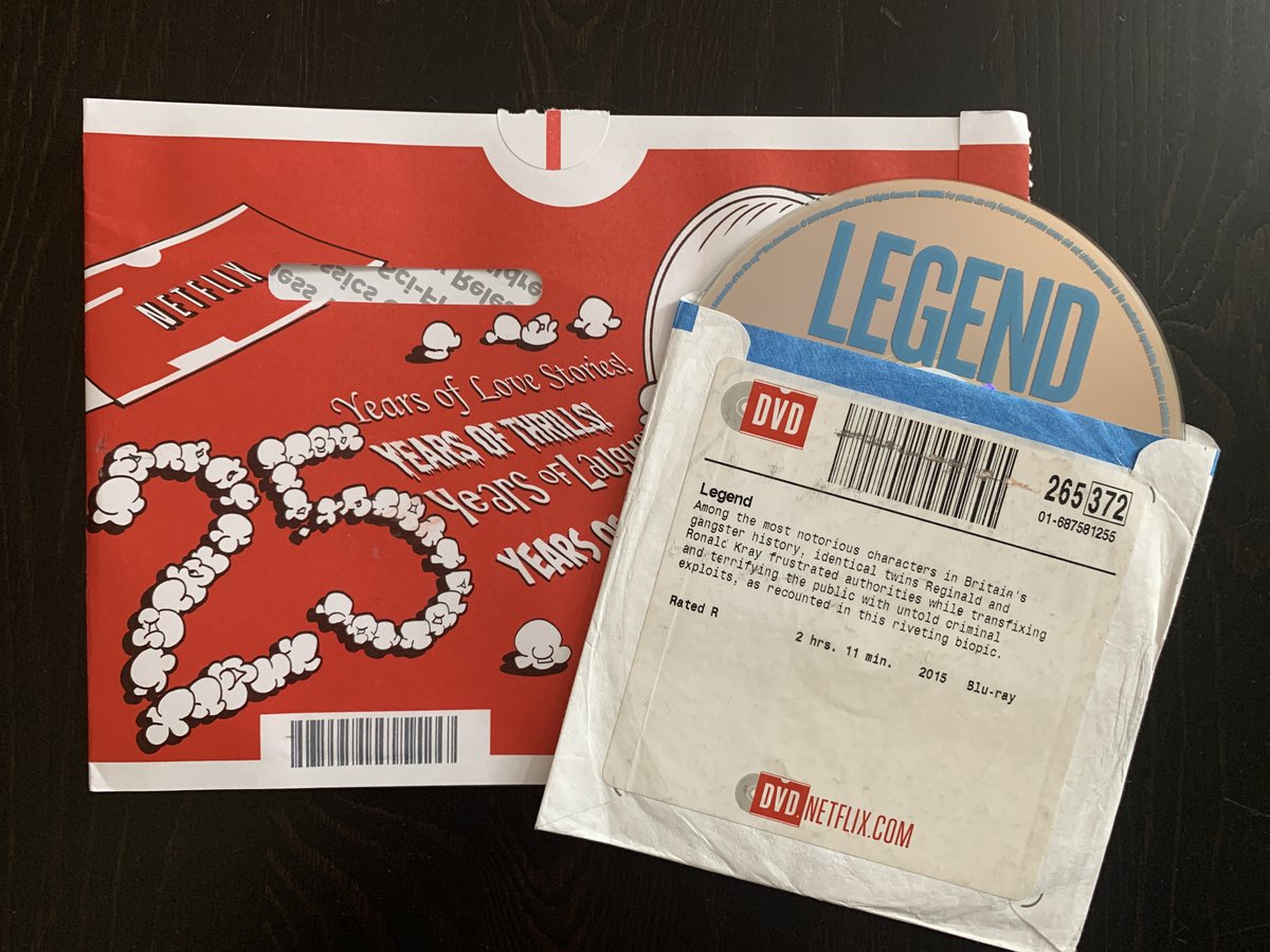 RaquelStecher's tweet image. Now watching: Legend (2015) @dvdnetflix #GetThroughMyQueue
