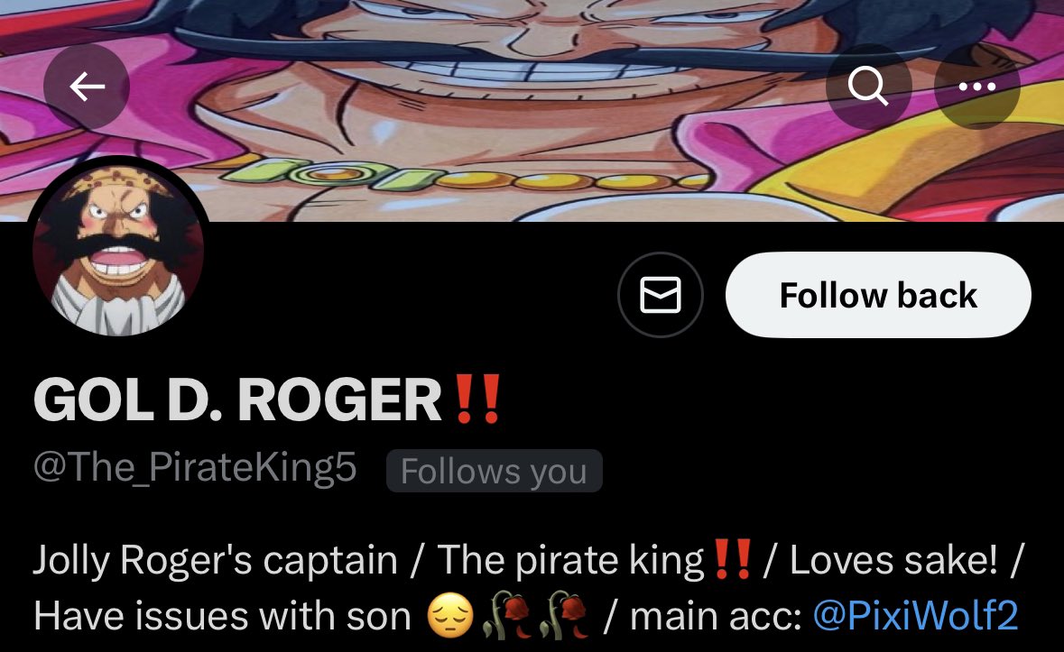 not_sogeking's tweet photo. Theres this unknown pirate that follows me? 🥱 Should I follow back??? https://t.co/pIhb9gk5vP