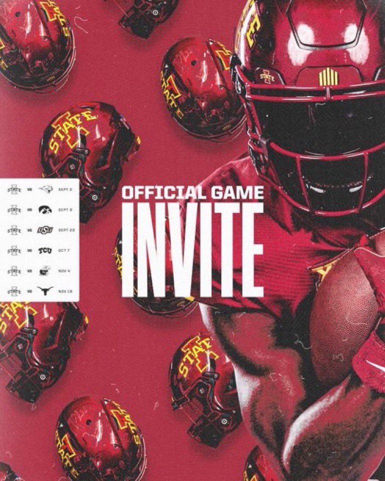 zayvionawesome's tweet photo. Thanks for the game day invite 
@DerekHoodjer @CycloneFB #isufootball https://t.co/cA0KiOzZxS