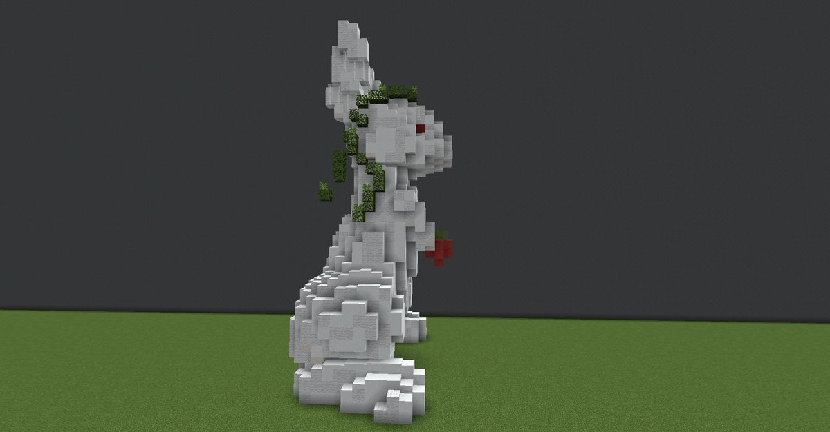 Fnyantory's tweet photo. 立つうさぎ

#minecraft建築コミュ https://t.co/osDACFWvyC