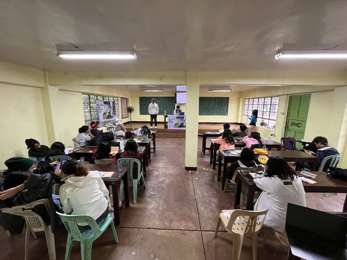 WikiWomenGlobal's tweet photo. Fresh from Wikiwomen Summit @Wikimania2023, @JasDoIt trains SagadaPH students on editing Wikipedia by documenting their living heritage such as Language, Culture, Products.  Sagada, Mountain Province is at the northern part of the Philippines. https://t.co/X6slBc8BDQ