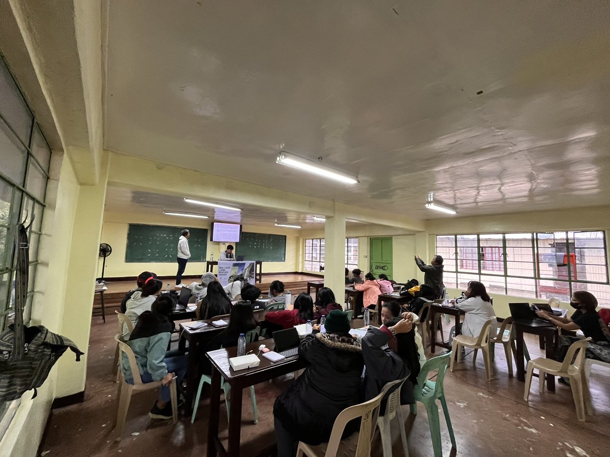 WikiWomenGlobal's tweet photo. Fresh from Wikiwomen Summit @Wikimania2023, @JasDoIt trains SagadaPH students on editing Wikipedia by documenting their living heritage such as Language, Culture, Products.  Sagada, Mountain Province is at the northern part of the Philippines. https://t.co/X6slBc8BDQ