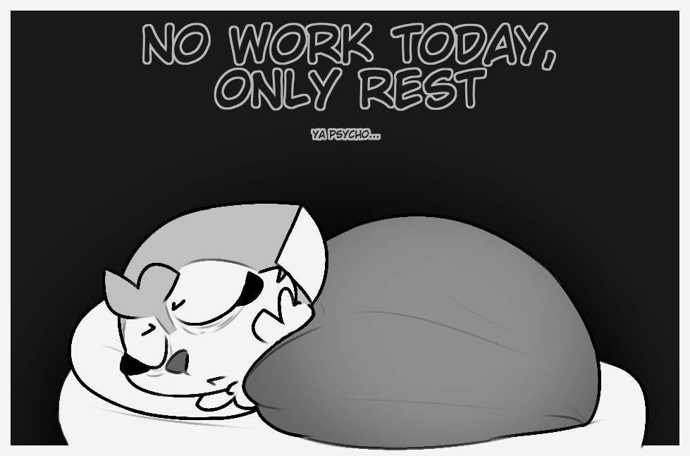sammycinna's tweet photo. Local workaholic forces himself to take a day off against his will(???) https://t.co/Tkj5gAWmfS