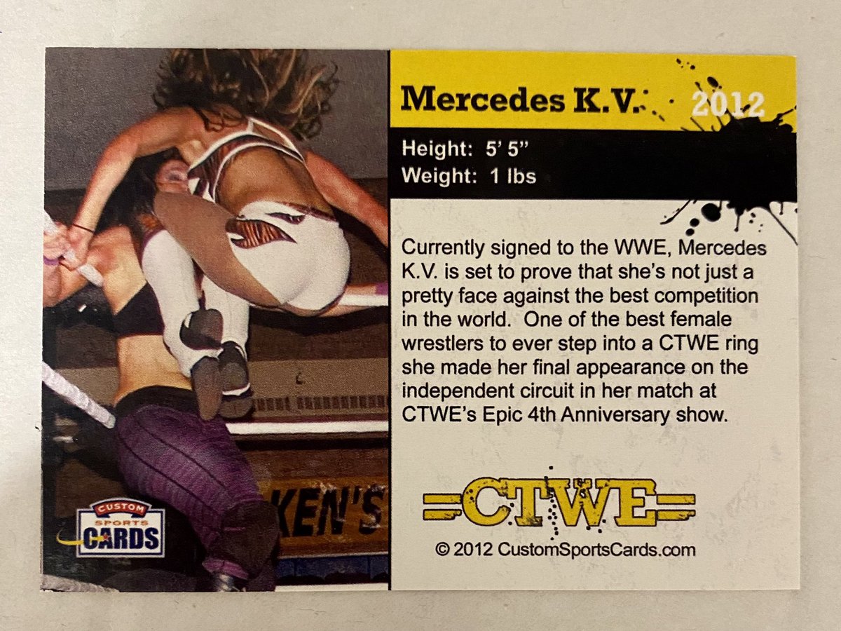 My most valuable indie wrestling card

#sashabanks #mercedesmone #mercedesvarnado #koskareeves #indiewrestling #wrestlingcard #wwe #njpw #wrestling