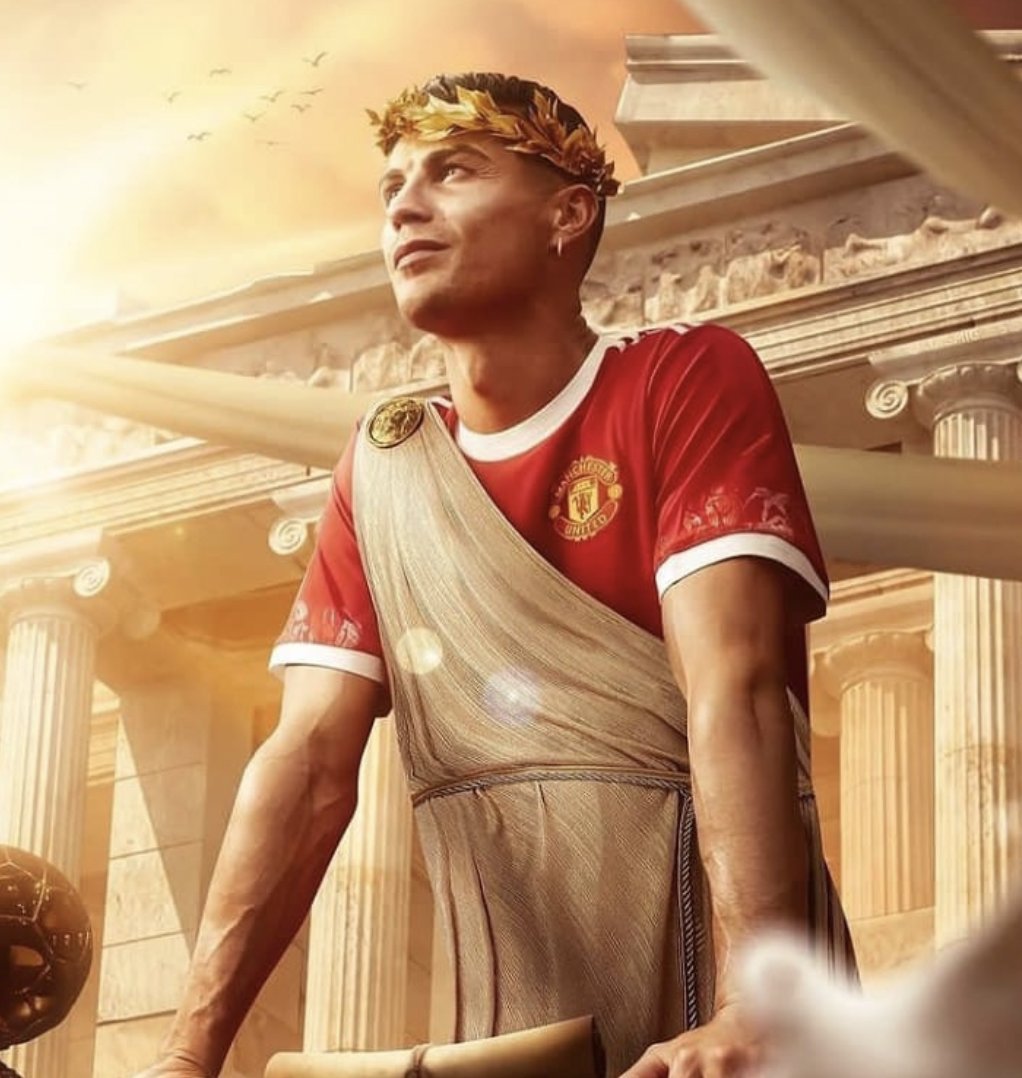 TeamCRonaldo's tweet photo. 🎙‼️ Cristiano Ronaldo before leaving Manchester United last year:

“As Picasso said, you have to destroy it to rebuild it and if they start with me, for me, it’s not a problem."

Unsung hero. https://t.co/yHOif0dsxz