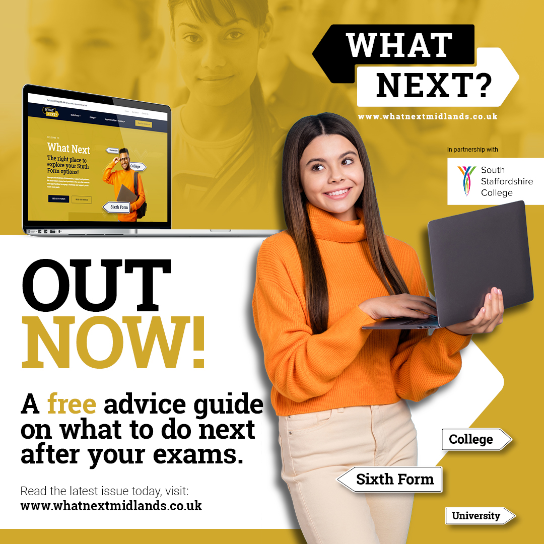 ExpressandStar's tweet photo. Are you a student asking yourself… What Next?
Our What Next? magazine looks at the options for post-16 and post-18 students whatever the outcome of your exams 👇
https://t.co/QG6ZOp82Sn
In partnership with @southstaffs
#advice #support #guidance #information #helpforstudents https://t.co/stTp1YtpDR