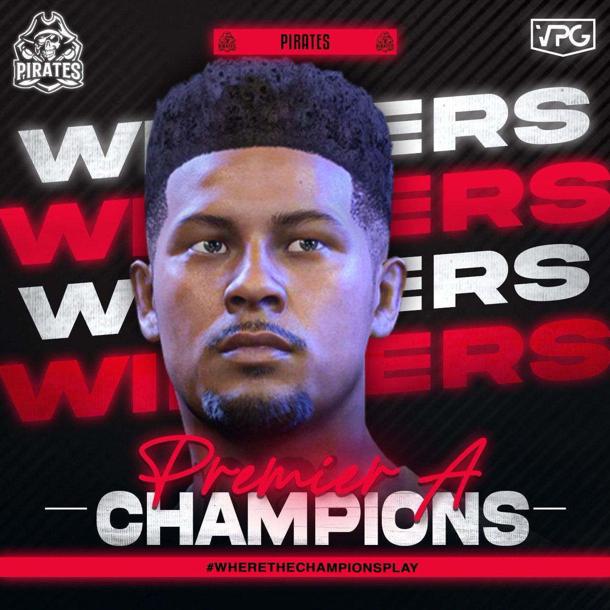 🏆 C H A M P I O N S 🏆

🙌 Congratulations to <a href="/PiratesVPG/">Pirates FC</a>  🏴󠁧󠁢󠁥󠁮󠁧󠁿 for winning the <a href="/VPGEurope/">Virtual Pro Gaming | Europe</a> Premier A! 

👤Manager : <a href="/UtdMate/">Manny</a>, Co-Manager: @Bsocials10

👥 Players: 
<a href="/SencerHanix/">Hanix</a>
@Jake27_ACM
<a href="/ellis90337731/">AeEllis</a>
@98_notTM
<a href="/ShisuiShiki_/">Shisui</a>
@Yadaaaaa__
@NSocials1
@BSocials10
@Bxrksyy