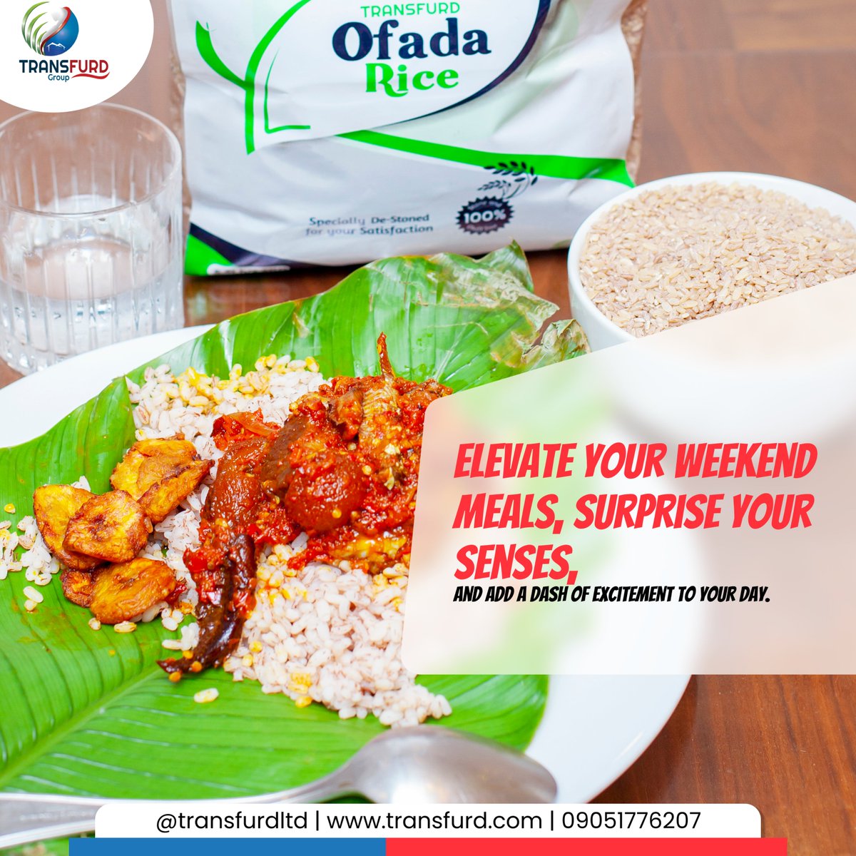 transfurdltd's tweet photo. We are here to make your Saturdays a little more delicious.
Place your order now and savour the weekend flavours like never before.
.
.
.
#WeekendDelights #FlavorfulSaturdays #TransfurdTreats #agriculture #transfurdfarms #coconutgarri #ofadarice #agropreneur #transfurd https://t.co/xHT9ok1jIh