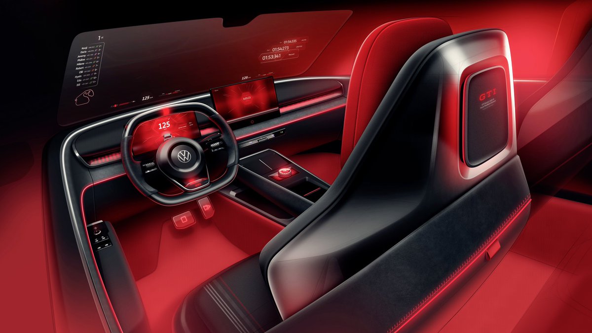 Världspremiär ikväll för eldrivna konceptbilen ID. GTI Concept! 

#VW #IDGTIConcept #IAA