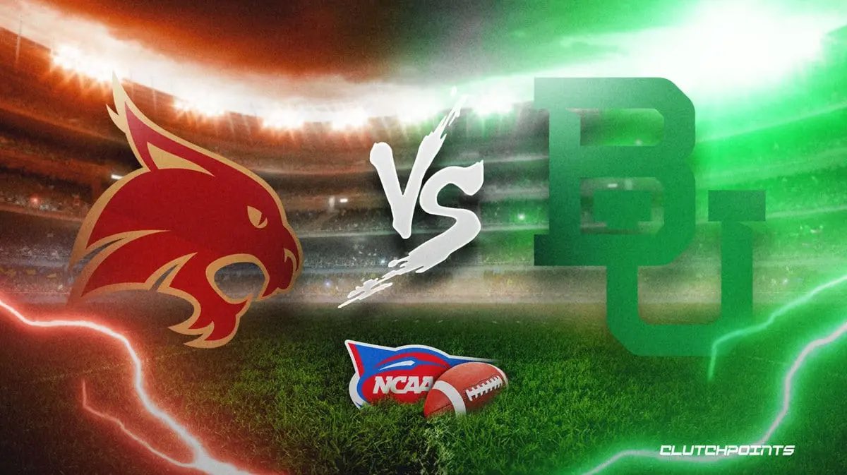 Texas State 42 Baylor 31
Go Bobcats! 
<a href="/GJKinne/">GJ Kinne</a>