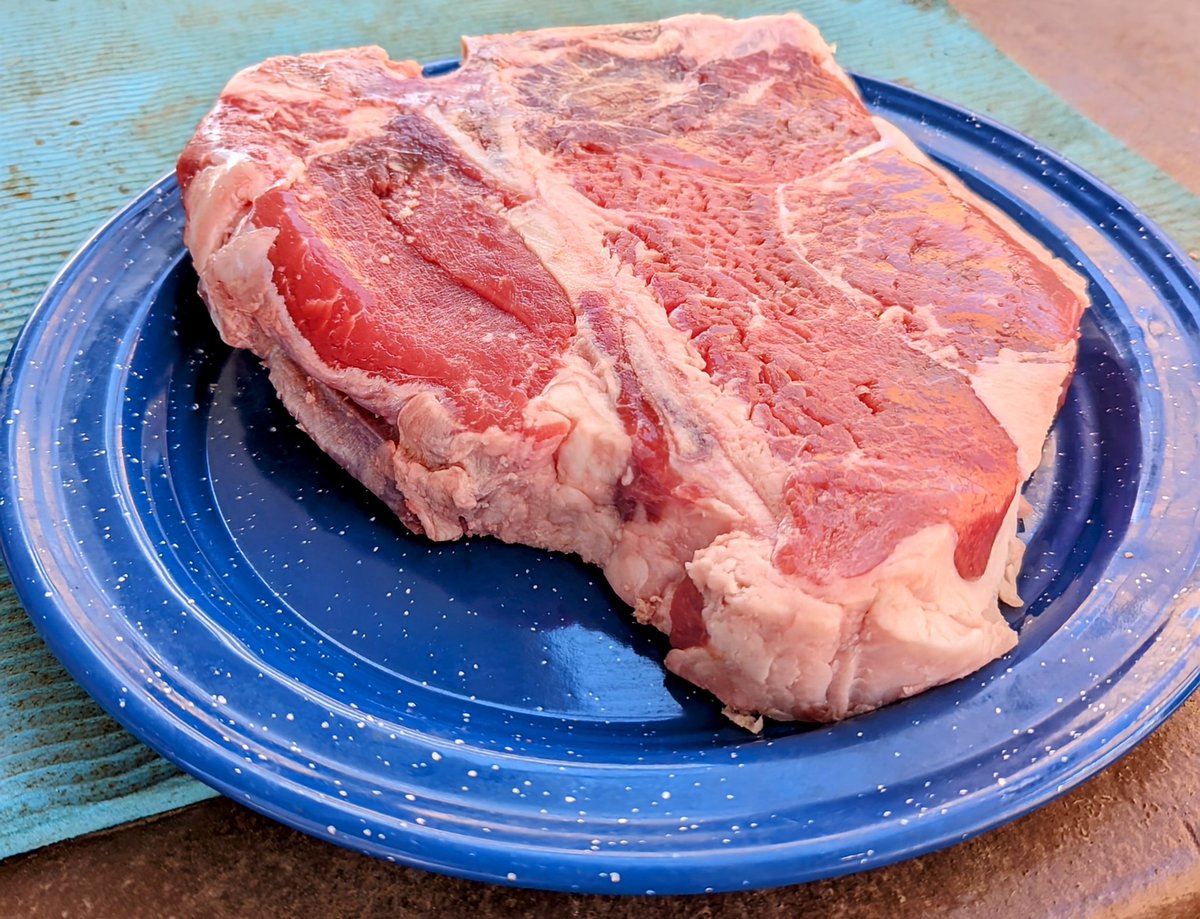 I have a 28 oz porterhouse steak going on the grill, how many do you think this will serve? 😁
