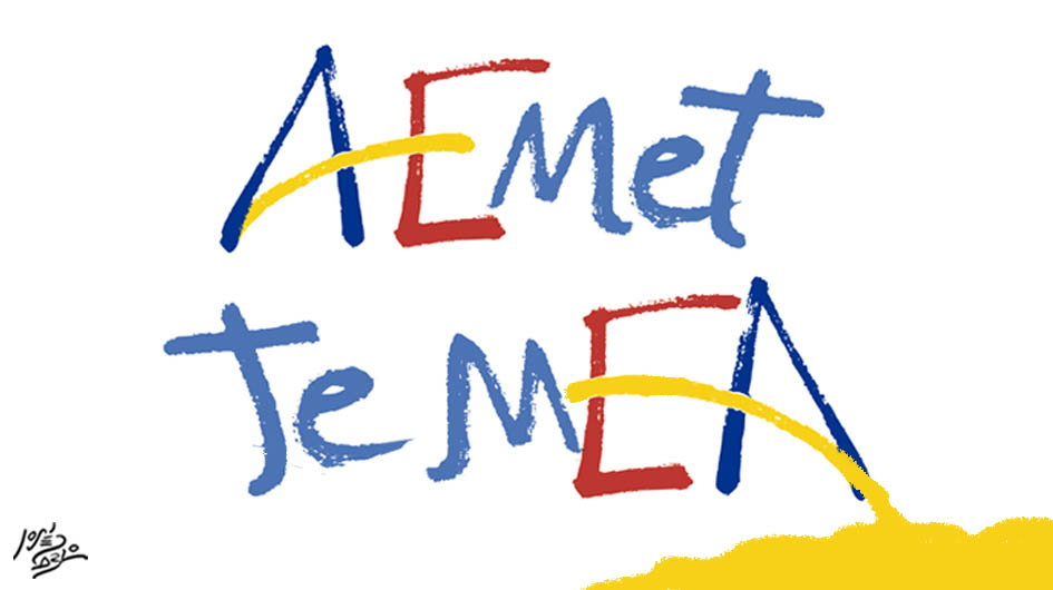 palindrotiras's tweet photo. Propuesta de nuevo logo para la AEMET. https://t.co/vxoy0N4Yex