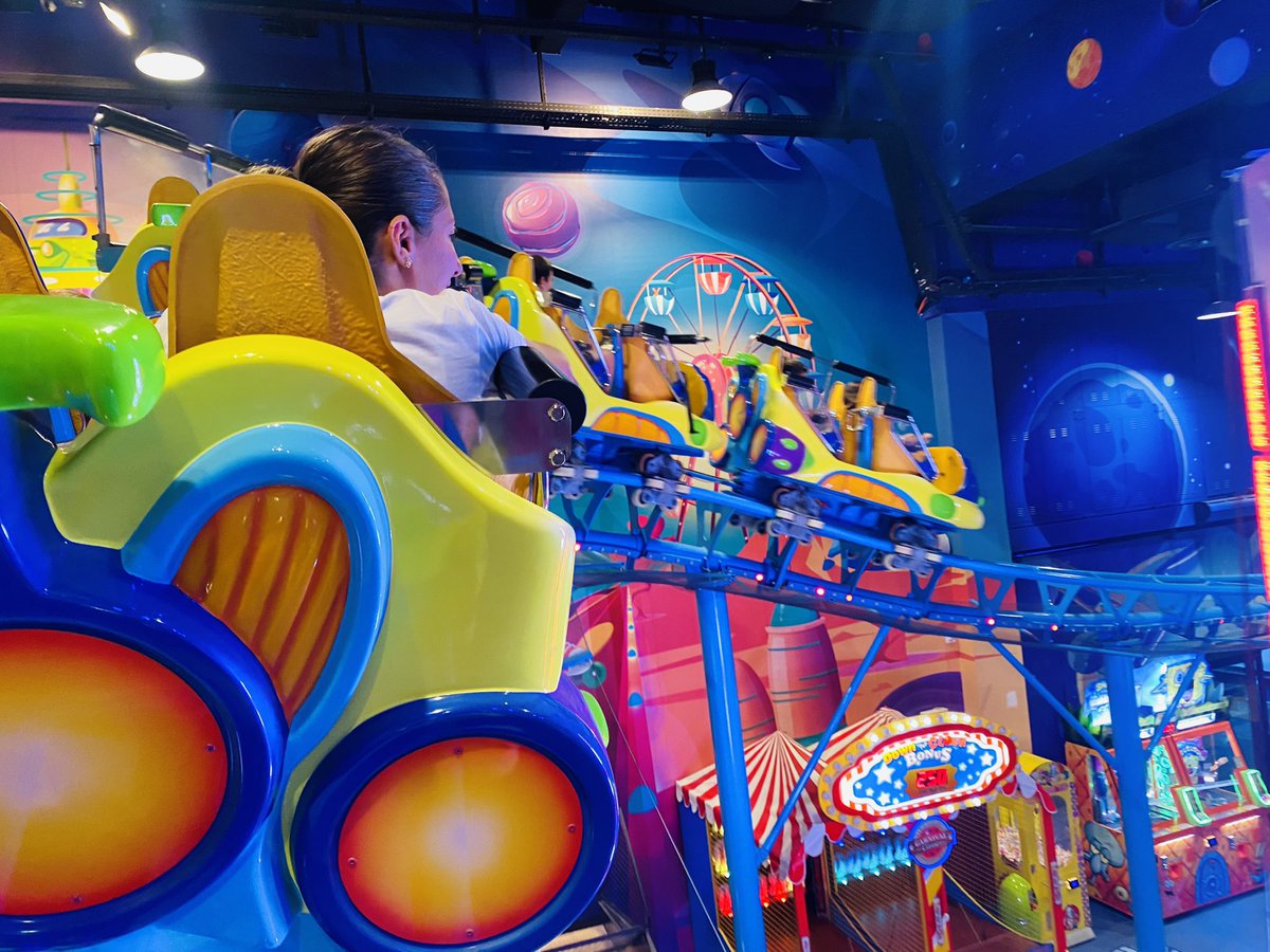 CoastersWide's tweet photo. Babylon Park in Tel Aviv Port is a similar establishment as their park in Camden Town, London. The single coaster is from SBF Visa and is a lot of fun. #RollerCoaster #AmusementPark #FEC #WWCOnTour #CredLife https://t.co/WpF9YPOf9W