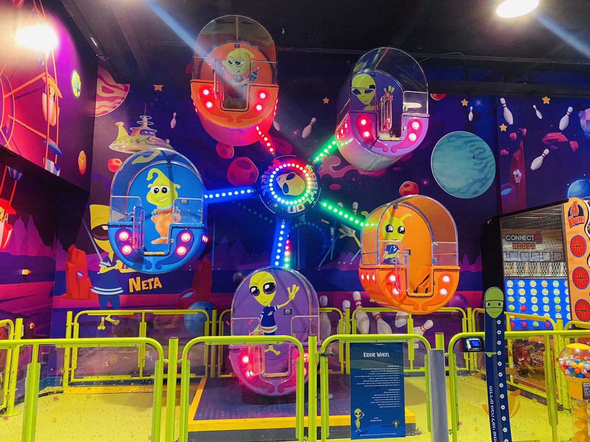 CoastersWide's tweet photo. Babylon Park in Tel Aviv Port is a similar establishment as their park in Camden Town, London. The single coaster is from SBF Visa and is a lot of fun. #RollerCoaster #AmusementPark #FEC #WWCOnTour #CredLife https://t.co/WpF9YPOf9W