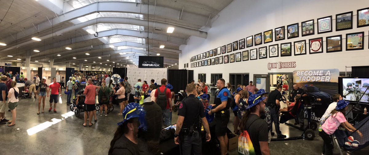 NSP_TroopE's tweet photo. Another busy day at the #NebraskaStateFair!!  So many positive interactions, so many educational opportunities on seatbelt and driving safety, and several upcoming #FutureTroopers applications. https://t.co/kqasdijIFV