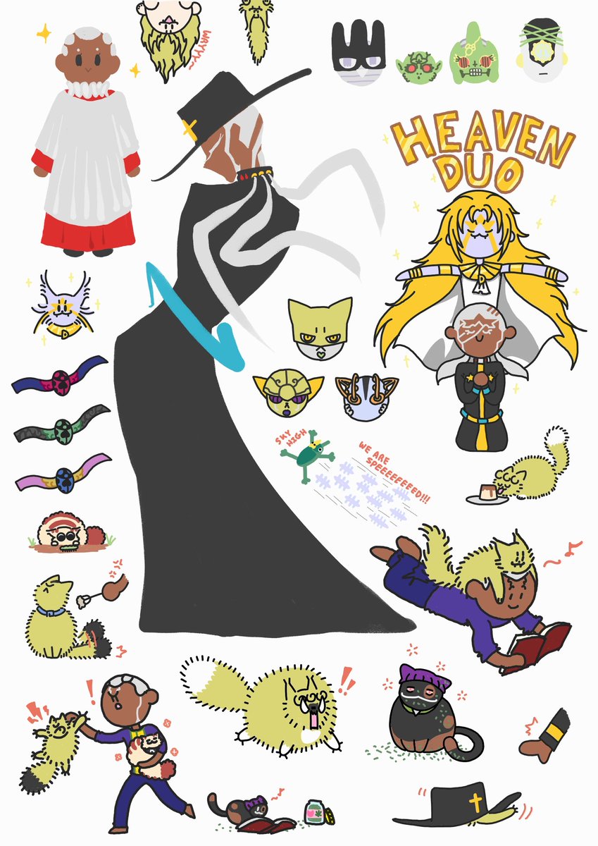 BurgyBreadfruit's tweet photo. Pucci...and the gang doodles
#jjbafanart #EnricoPucci #DioBrando #Whitesnake #TheGreenBaby #CMoon #MadeInHeaven #TheWorld #GoldExperience #Underworld #SkyHigh #GiornoGiovanna #Rikiel #DonatelloVersus #Ungalo https://t.co/88TP6vSKVy