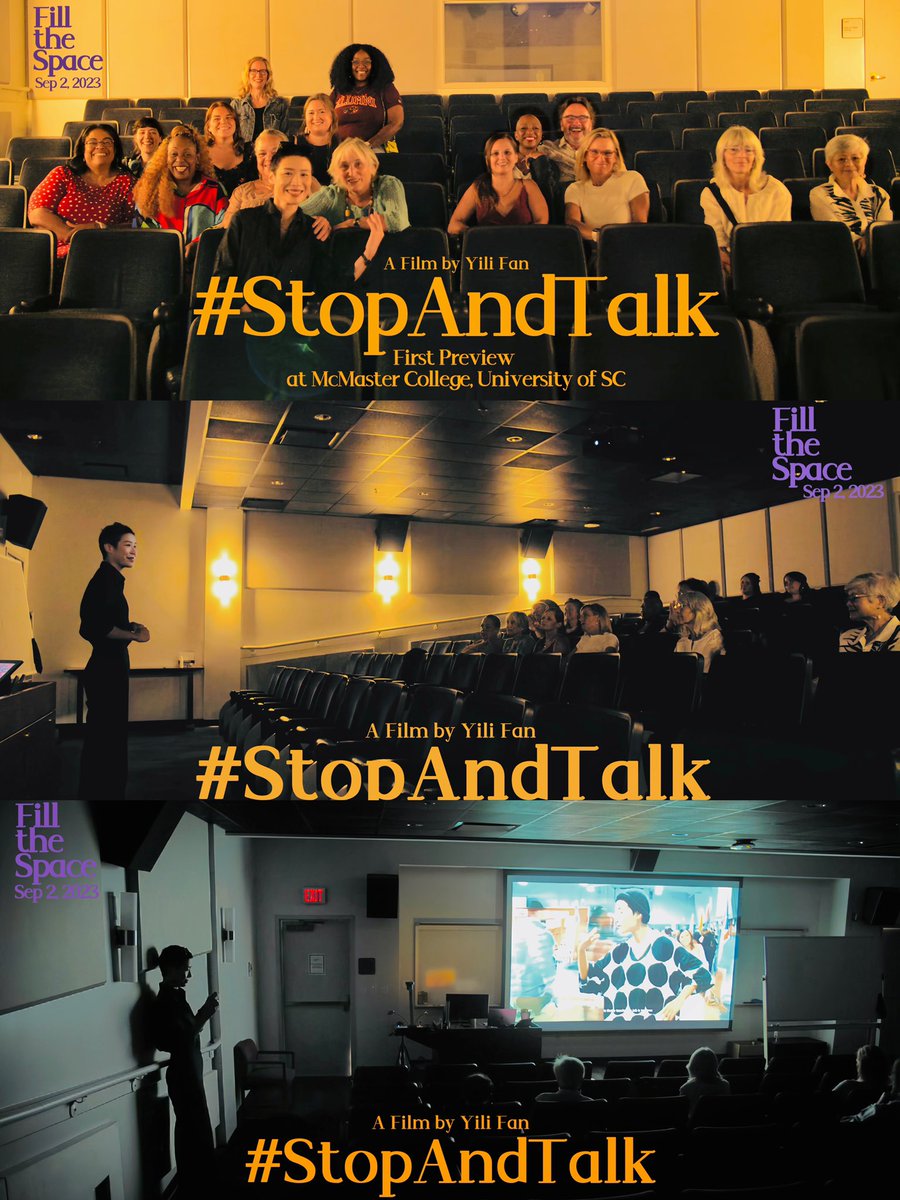 yiliyilifan's tweet photo. It’s my great honor to have the first preview of #StopAndTalk with collaborators in SC at McMaster College, University of SC📽✨

#StopAndTalk a film dedicated to Edgar Morin and his Seven Complex Lessons in Education for the Future ✨ https://t.co/c4JPMCopz1