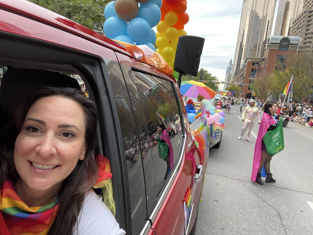 Marcie (@mhawranik) on Twitter photo Happy Pride Calgary! 😍 Driving the truck for <a href="/CdnEquality/">Canadian Equality Consulting</a>, Rainbow Elders Calgary and Drag for All Ages! The first multigenerational float supporting Pride, the GSD community & equality! #yycpride #calgarypride Happy Pride Calgary! 😍 Driving the truck for <a href="/CdnEquality/">Canadian Equality Consulting</a>, Rainbow Elders Calgary and Drag for All Ages! The first multigenerational float supporting Pride, the GSD community & equality! #yycpride #calgarypride
