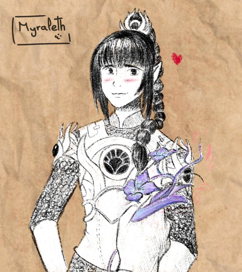 myraleth's tweet photo. "A Night Orchid for you, Shadowheart"

#digitalart #digitaldrawing #digital #art #drawing #black #white #bnw #colours #dungeonsanddragons #dnd #baldursgate3 #shadowheart #fanart #nightorchid #sketch #doodle #rkgk #halfhighelf #elves https://t.co/yuGw0B6k0a