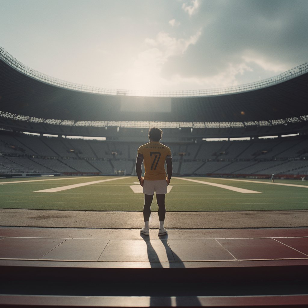 Mon cerveau ce dimanche soir: le calme absolu du stade vide ou je me tiens prêt à affronter une nouvelle année scolaire avec enthousiasme. #rentreescolaire #rentree2023