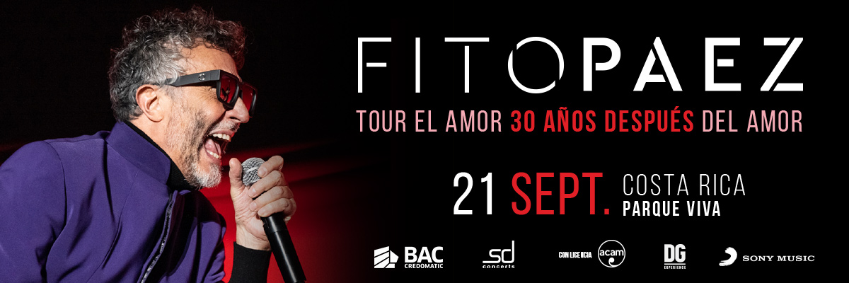 Tenemos 3 entradas dobles para el gran concierto de <a href="/FitoPaezMusica/">Fito Paez</a> en Costa Rica. 
Para participar debes RT este mensaje, mencionar a la persona que invitarías al concierto y contarnos cual es tu canción favorita de FITO. 
RIFA 12 de setiembre 

Organiza <a href="/sdconcertsCR/">SD ConcertsCostaRica</a>