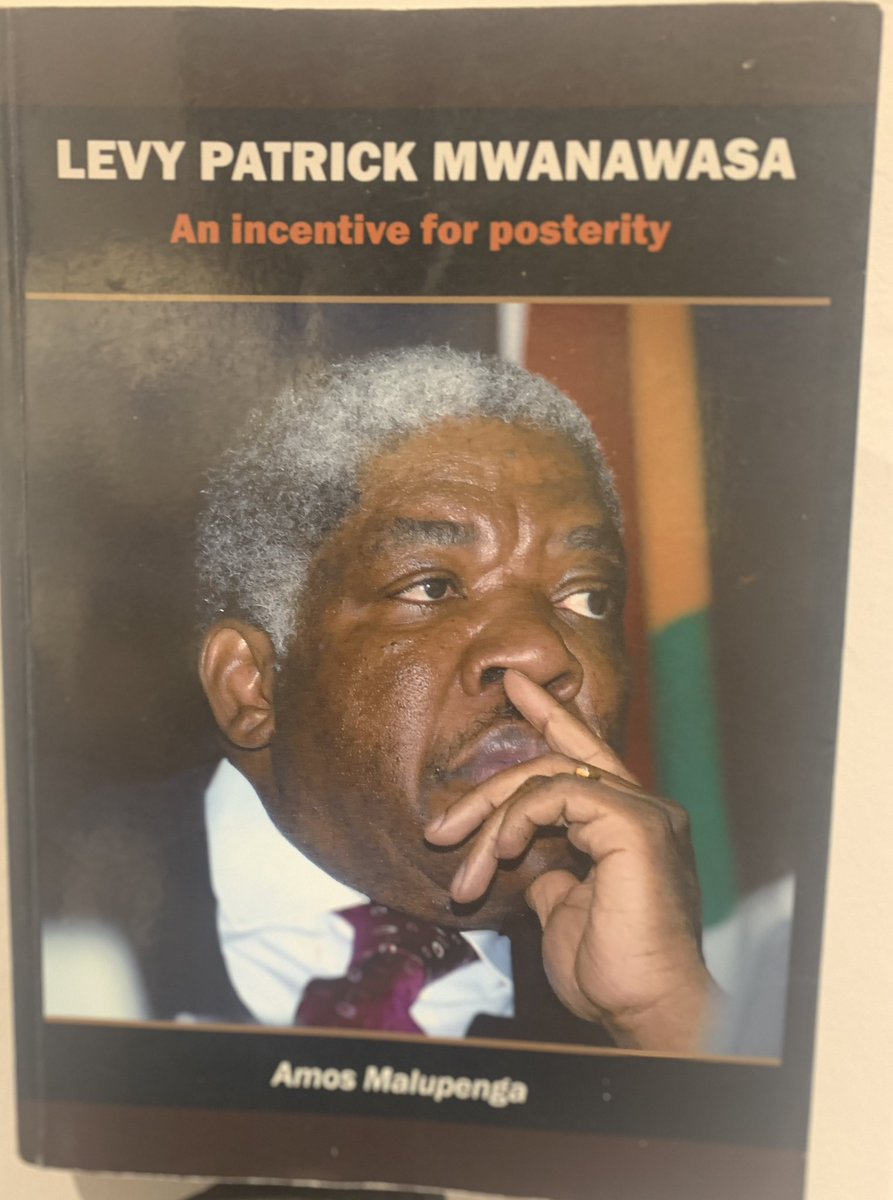 NdawanaY's tweet photo. This is #LevyPMwanawasa, #3rdPresident of the Republic of #Zambia🇿🇲. How so indelibly apt this title of the book by Amos!

We are the #posterity! https://t.co/8xDaiUaF2M