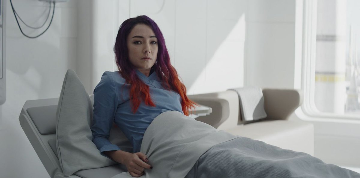 They didn't put her in a Bacta tank because she'd had to be in her underwear.