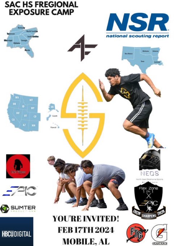 Blessed to receive My 4 camp invite