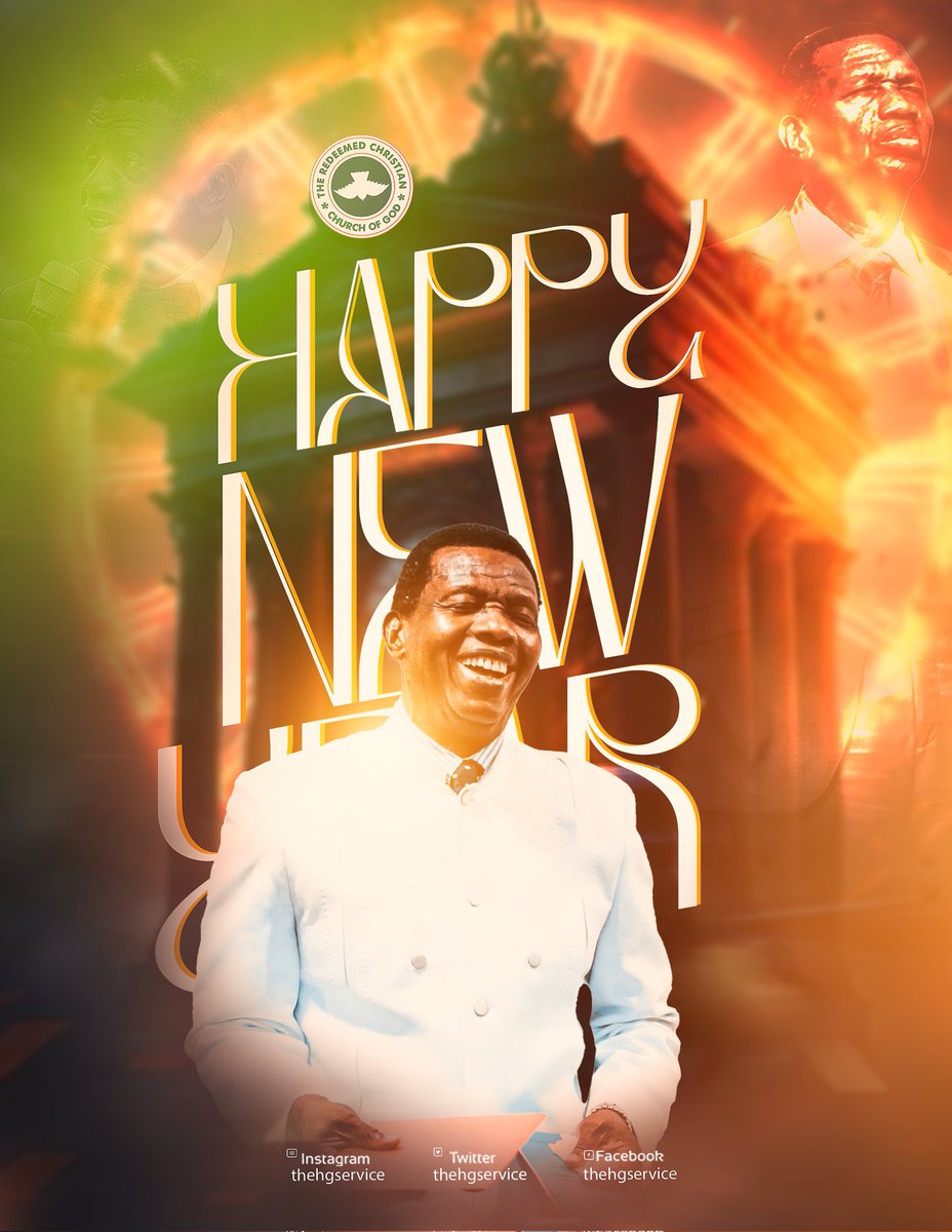 Happy New Year! In this new RCCG year, we shall run with the speed of the Spirit, as we experience multiple wonders and uncommon miracles beyond our expectations. #RCCG