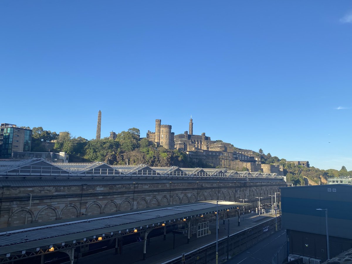 Excited to be in Edinburgh for the @BSG_Geomorph Annual General Meeting starting tomorrow - can’t ask for better weather for the event! #geomorphology #bsg2023