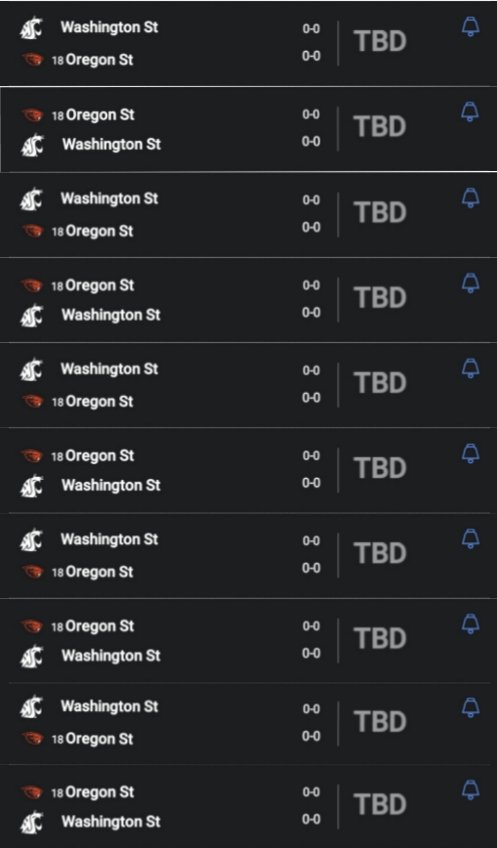 mercmillz's tweet photo. That #Pac12 schedule gonna be insane next year. #cfb #cfttn https://t.co/CKWq4pZXkZ