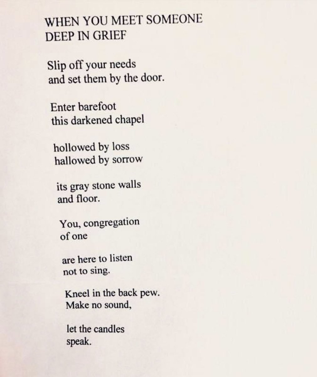 To be listened to and heard is often all we need. 🧡