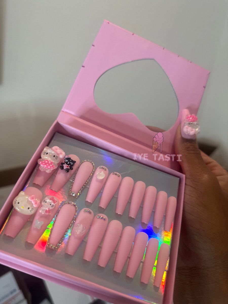 Tasti Day Exclusive! Only Available 9/4 ! Press ons💅🏽 Set your alarms 🚨 LIMITED STOCK! $20 🛒 $15 for 12-1am EST shoppers 🥰 Hello Tasti & Tasti Charm iyetasti.com