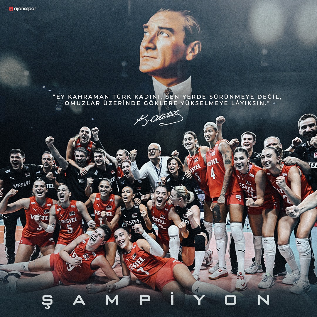 ŞAMPİYON! ŞAMPİYON! ŞAMPİYON!

🏆 Filenin Sultanları, Avrupa Şampiyonu!